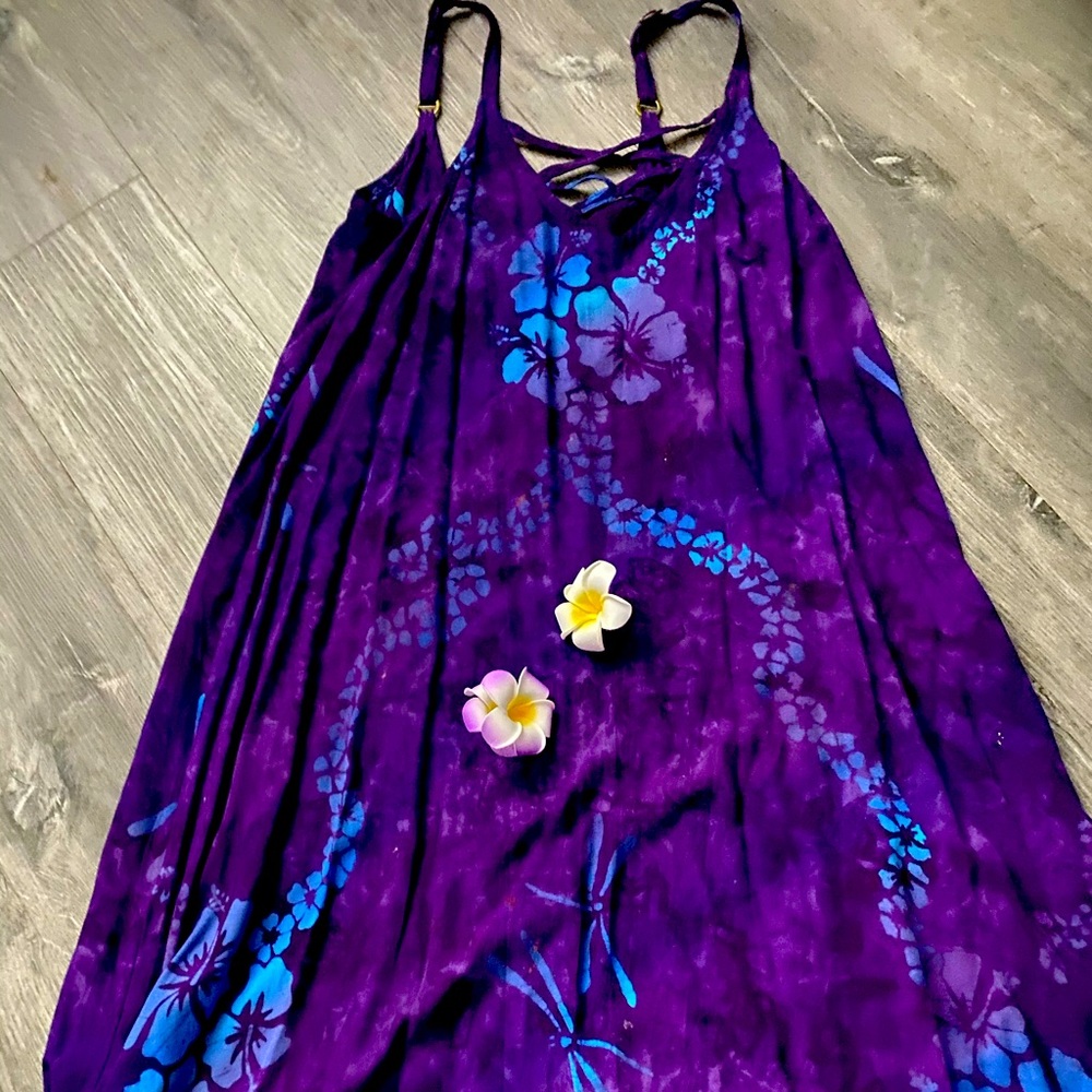 NWOT Hand painted From Kauai Dress